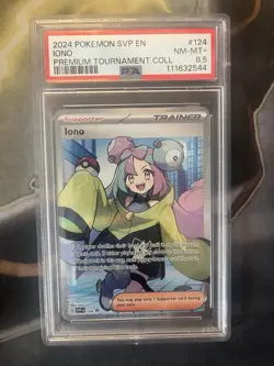 Iono 124 Sv: Scarlet & Violet Promo Cards Holo PSA 8.5 - Image 1