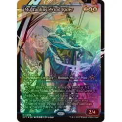 Foil Mu Yanling, Wind Rider (showcase) M/NM Magic: The Gathering MTG Aetherdrift - Image 1