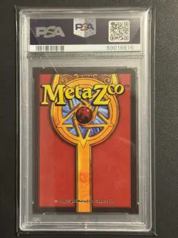 MetaZoo Silver Bullet 27/159 Cryptid Nation 1st Edition Full Holo PSA 10 GEM - Image 2