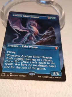 Ancient Silver Dragon (Borderless) Commander Legends: Battle for Baldur's... - Image 1