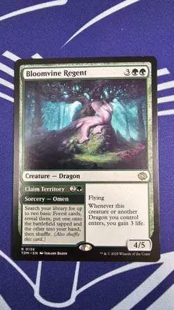 Bloomvine Regent Tarkir: Dragonstorm Regular Rare # 136 - Image 1