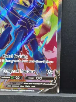 Pokemon Origin Forme Dialga v SWSH255 Black Star Promo Full Art NM Condition - Image 5