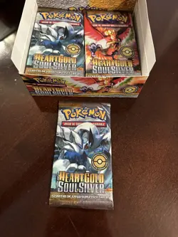 Vintage Pokemon Spanish Heart Gold Soul Silver HGSS Booster Pack (Lugia) - Image 1