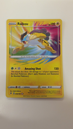 Raikou 050/185 | Vivid Voltage | Pokemon TCG | Amazing Rare Holo | NM - Image 1