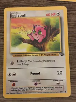Pokemon TCG Jungle Mankey 55/64 Exeggcute 52/64 Parasect Cubone Jigglypuff Lot 5 - Image 5