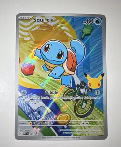 Pokemon Squirtle 30th anniversary gen 1 first partner black star promo 39 NM - Image 1