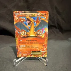 Pokemon Charizard EX Foil Basic 12/106 180 HP Brave Fire Dragon Card - Image 1