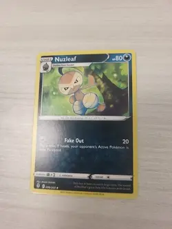 Pokemon TCG Nuzleaf Evolving Skies 096/203 Regular Uncommon - Image 1