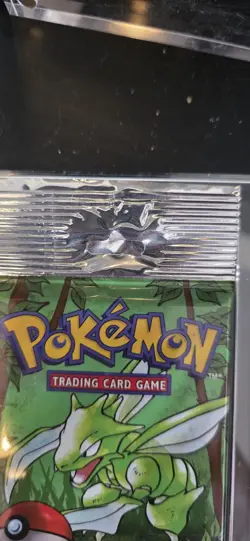 3x Pokemon Jungle Unlimited Booster Pack Sealed Wizards of the Coast Long Crimp - Image 4
