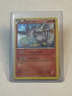 Pokemon TCG Reshiram 17/116 Plasma Freeze Holo Rare 2013 LP - Image 1