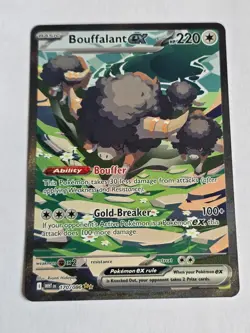 🔥 2025 Pokemon White Flare Bouffalant ex Special Illustration Rare #170/086 SIR - Image 1