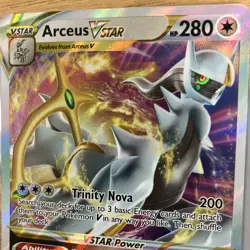 Arceus VSTAR SWSH307 SWSH Black Star Promo Pokemon Card Near Mint - Image 4