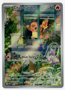 Pokemon TCG Obsidian Flames Charmander Scarlet and Violet Promo Card 044 NM- - Image 1