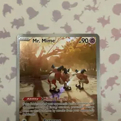 Mr. Mime 179/165 Illustration Rare Holo Pokemon TCG Pokemon 151 NM - Image 2