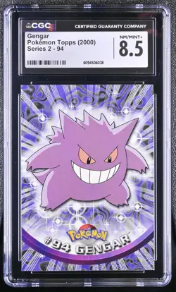 2000 Pokemon Topps Series 2 #94 Gengar CGC 8.5 - Image 1