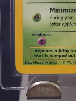 Pokemon TCG Grimer Fossil 48/62 Regular 1st Edition Common - Image 5