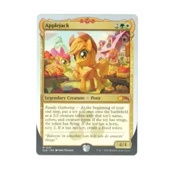 1x Applejack Ponies: The Galloping 2 Secret Lair My Little Pony MTG Magic MLP - Image 1