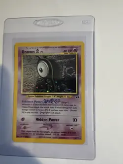 Pokemon Unown [A] 14/75 Neo Discovery Holo Rare Unlimited 40 HP English 2001 - Image 2
