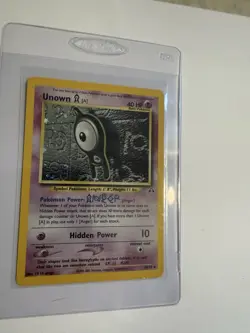 Pokemon Unown [A] 14/75 Neo Discovery Holo Rare Unlimited 40 HP English 2001 - Image 3