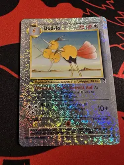 2002 Pokemon Legendary Collection Dodrio Reverse Holo #41/110 Print Line! - Image 1