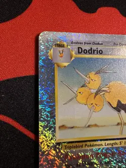 2002 Pokemon Legendary Collection Dodrio Reverse Holo #41/110 Print Line! - Image 2