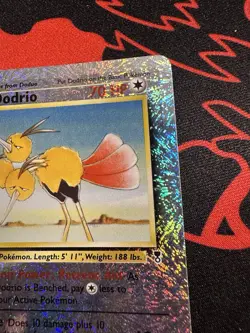 2002 Pokemon Legendary Collection Dodrio Reverse Holo #41/110 Print Line! - Image 3