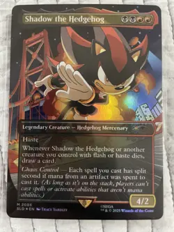 Shadow the Hedgehog (Rainbow Foil) Secret Lair Drop Foil - Image 1
