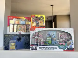 Pokemon 151 Bundle BGS 9 Mint + Charizard UPC + Blooming Waters - Image 1