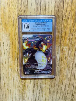 Pokemon CGC 1.5 Charizard Vmax Shining Fates Sv107 - Image 1