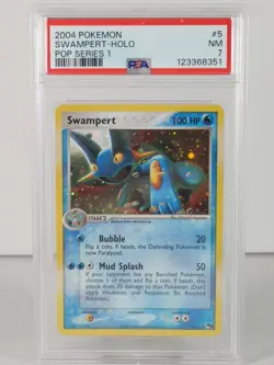 Swampert - POKEMON - POP series 1 - #5 - Holo - 2004 - PSA 7 - Image 1