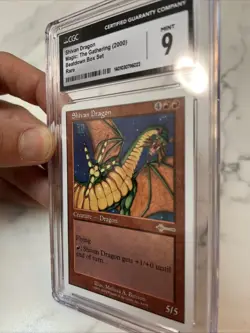 MTG Shivan Dragon Graded CGC 9 Magic The Gathering - Image 3