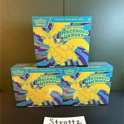 Pokemon Mega Evolution Ascended Heroes Elite Trainer Box (LOT OF 3!) Ships NOW! - Image 1