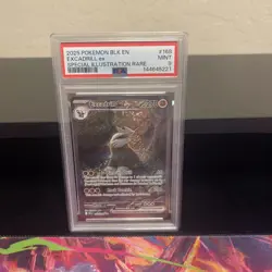 PSA 9 Excadrill EX Sir 168/086 Special Illustration Rare Black Bolt Pokemon - Image 1