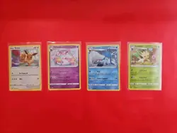 Eevee Swsh212 ,Sylveon Swsh211,Glaceon Swsh192,Leafeon Swsh191 Promo Cards Set - Image 1