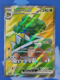 Torterra ex 185/162 - Temporal Forces - Full Art -Pokemon TCG Card NM - Image 1