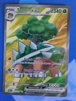 Torterra ex 185/162 - Temporal Forces - Full Art -Pokemon TCG Card NM - Image 3