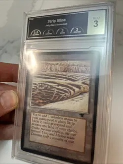 MTG Strip Mine Antiquities Graded PCG 3 Magic The Gathering - Image 3