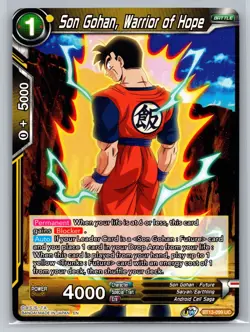 Son Gohan Warrior of Hope BT13-099 UC Dragon Ball Super Card Game Battle - Image 1