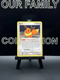 Pokemon TCG Unseen Forces Eevee Card 2005 Common Regular Card 55/115 LP - Image 1
