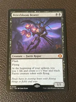 Mtg Bitterbloom Bearer Lorwyn Eclipsed Unplayed NM ECL 0088 Mythic - Image 1