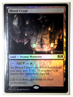 Blood Crypt - Ravnica Allegiance - #245/259 - Foil - Near Mint - Image 1