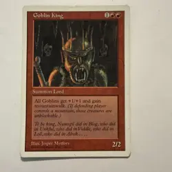 Magic The Gathering Anthologies Goblin King MTG TCG CCG - Image 1