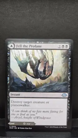 Magic: The Gathering MH3 Fell the Profane/Fell Mire NM Regular - Image 1