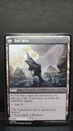 Magic: The Gathering MH3 Fell the Profane/Fell Mire NM Regular - Image 2
