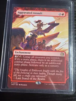 Aggravated Assault Wilds of Eldraine: Enchanting Tales Regular - Image 1