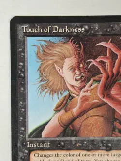 Magic The Gathering Legends 1994 Touch of Darkness Ex Condition MTG BB - Image 2