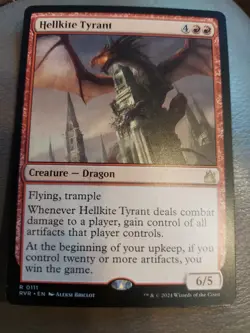 MTG Hellkite Tyrant NM-Mint Ravnica Remastered - Image 1