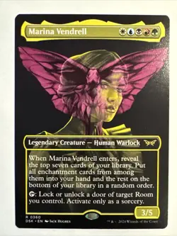 Mtg. Marina Vendrell. Foil Showcase. Duskmourn. Pack Fresh - Image 1