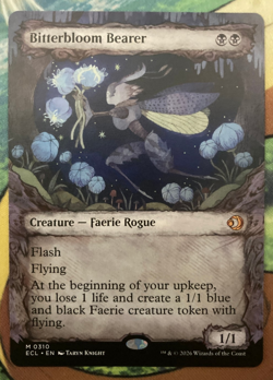 Magic The Gathering, Bitterbloom Bearer (Showcase) Lorwyn Eclipsed, Regular - Image 1