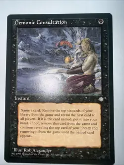 MTG Demonic Consultation Masters Edition II 085/245 Regular Uncommon - Image 1